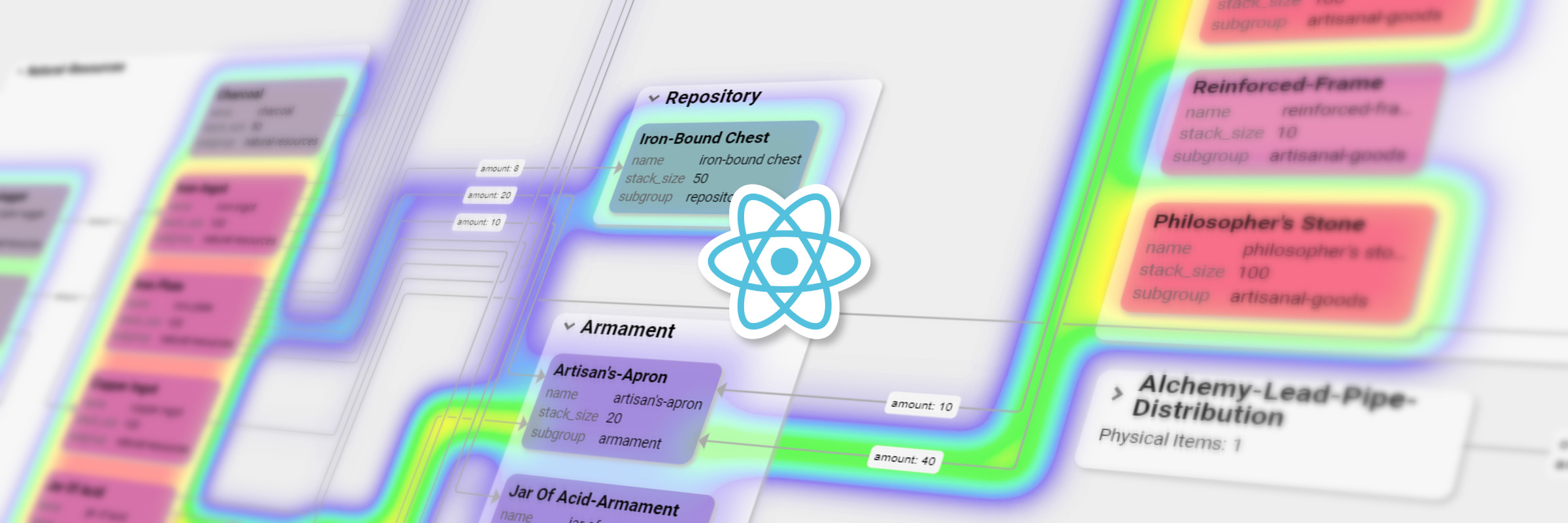 A powerful and versatile React component to visualize supply chains in React applications.