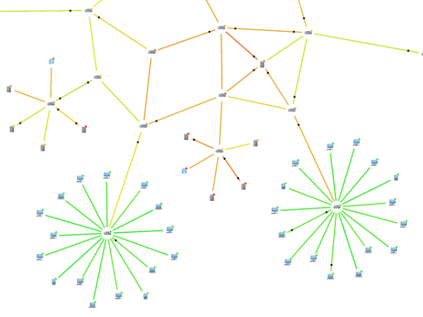 A web application for monitoring comuter networks