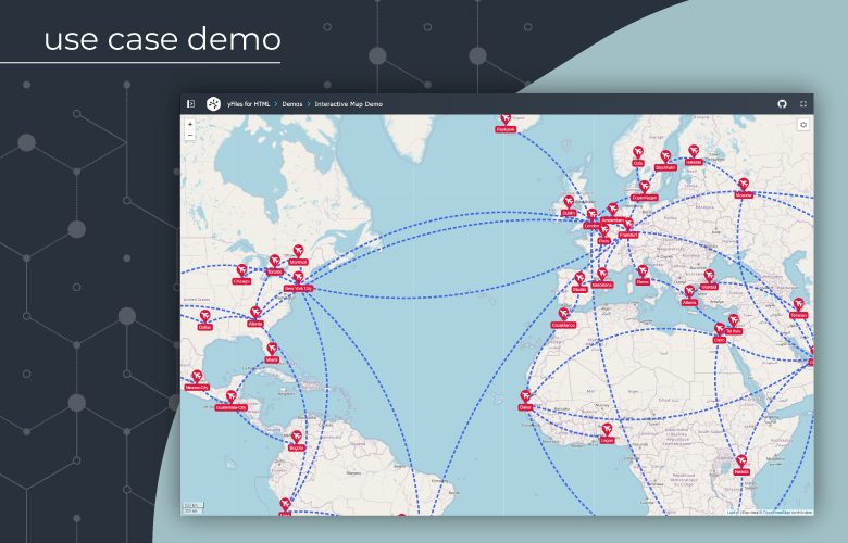 Explore diverse diagramming use cases with yFiles to visualize and optimize connected data through interactive and animated graphs.